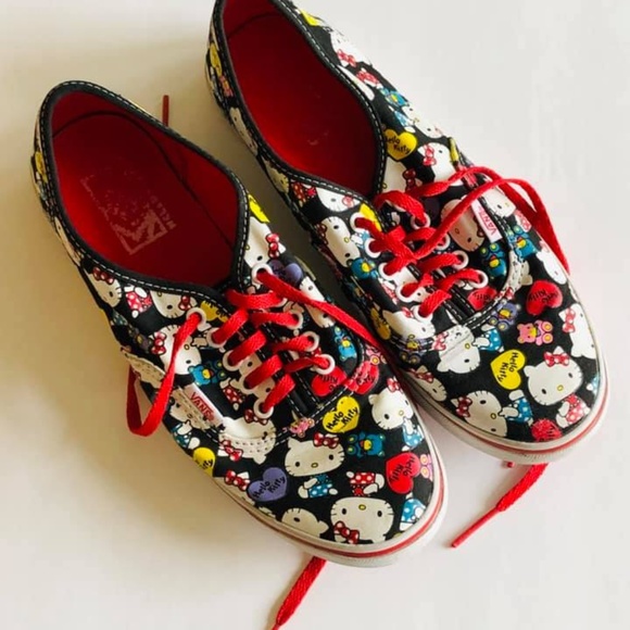 Vans Shoes - VANS Hello Kitty tennis shoes canvas sneakers 8